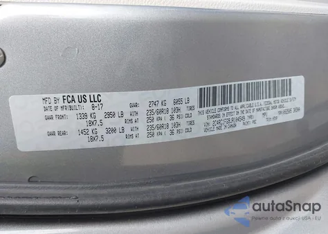 2018 Chrysler Pacifica Touring Plus z USA, uszkodzony, nr VIN 2C4RC1FG9JR104549